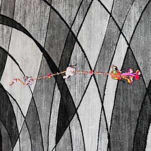 GOOD FORTUNE ELEPHANT BEADED HANGING WALL WINDOW DOOR DECOR